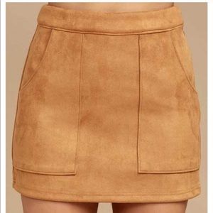 ❤️ SOLD ❤️ Suede skirt